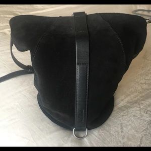 Sam Edelman black bucket bag